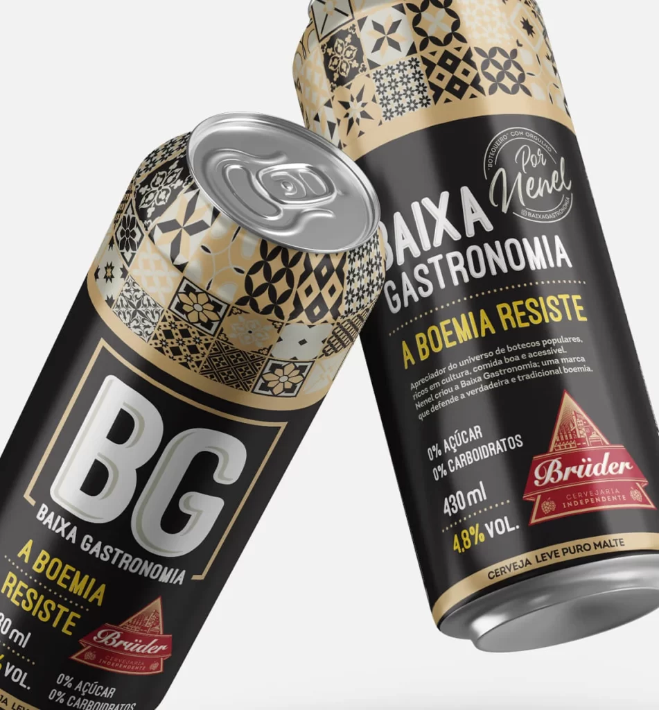 Design de Embalagens Bruder Baixa Gastronomia